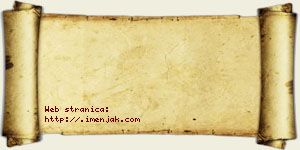 Jana Milovanović vizit kartica